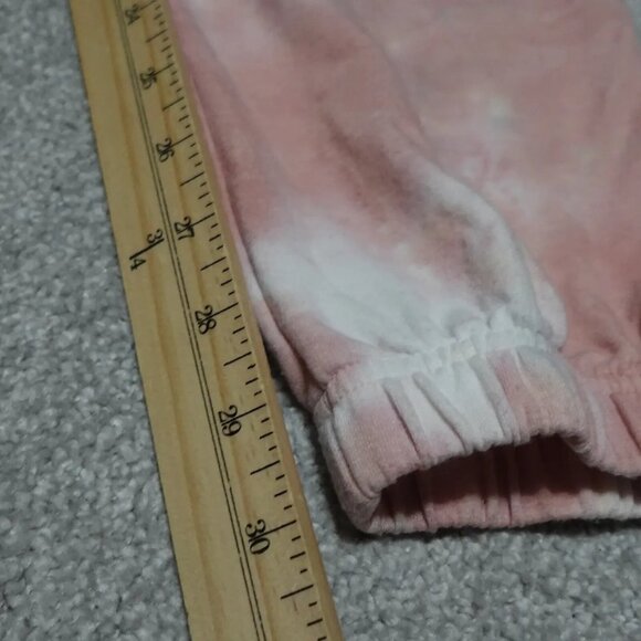 Yummy Sweater Co. Jogger Pants Women's Medium Pink Tie Dye Elastic Waist Outdoor - Picture 4 of 11